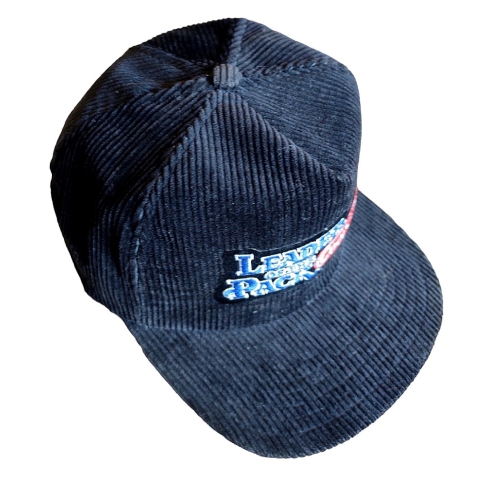 Vintage Cooper Tools Trucker Hat Cap Snap Back Black USA Corduroy Cord A…